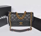 2013 Chanel Flap Shoulder Bag Original leather A37007 Black A37007