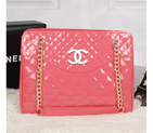 2013 Chanel Patent Leather Shoulder Bag A2236 Cherry pink A2236
