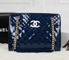 2013 Chanel Patent Leather Shoulder Bag A2236 Royal blue A2236