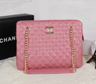 2013 Chanel Sheepskin Leather Shoulder Bag A2235 Cherry pink A2235