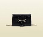 2013 Gucci emily black leather chain shoulder bag 283063 ANK0Y 1000
