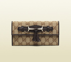 2013 Gucci emily original GG canvas continental wallet 295357 FAFXG 9643