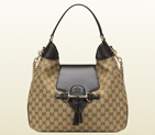 2013 Gucci emily original GG canvas hobo 322226 FAFXG 9643