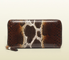 2013 Gucci python zip around wallet 232977 E5P1G 2193