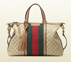 2013 Gucci rania top handle original GG canvas bag 309621 KH15T 9661