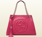 2013 Gucci soho shocking pink leather shoulder bag 308982 A7M0A 5612