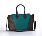 2013 Louis Vuitton Monogram Canvas Tote W bag PM M40941 Green M40941