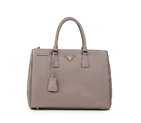 2013 Prada Classic Saffiano Tote Bag 1786 in Gray 1786