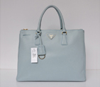 2013 Prada Classic Saffiano Tote Bag 1786 in Powderblue 1786