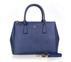 2013 Prada Classic Saffiano Tote Bag 1786 in Royal blue 1786