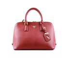 2013 Prada Saffiano Leather 33CM Two Handle Bag 0812 in Claret 0812