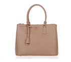 2013 Prada Saffiano Leather Tote Bag 1801 in Apricot 1801