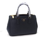 2013 Prada Saffiano Leather Tote Bag 1801 in Dark Blue 1801