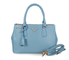 2013 Prada Saffiano Leather Tote Bag 1801 in Light Blue 1801