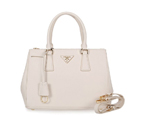 2013 Prada Saffiano Leather Tote Bag 1801 in Off White 1801