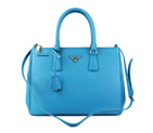 2013 Prada Saffiano Leather Tote Bag 2274 in Brilliant Blue 2274