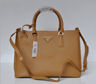 2013 Prada Saffiano Leather Tote Bag 2274 in Earth yellow 2274