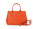 2013 Prada Saffiano Leather Tote Bag 2274 in Orange 2274