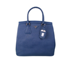2013 Prada Saffiano Lux Tote Leather Handbag BR2404 in Darkblue BR2404