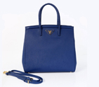 2013 Prada Saffiano Lux Tote Leather Handbag BR2404 in Royalblue BR2404