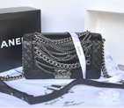 2014 Boy Chanel A67918 Black Flap Shoulder Bag in Original Leather A67918