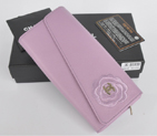 2014 CHANEL Cowhide Wallet chanel C8918 Purple C8918
