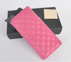 2014 Chanel Bi-Fold Wallet Original Leather A91502 Rose A91502