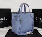 2014 Chanel Caviar Leather shouledr Tote Bag A6802 in Lavender A6802