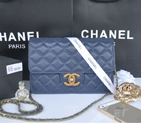 2014 Chanel Classic Flap Bag Original Leather A219001 Royal A219001