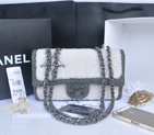 2014 Chanel Classic Flap Bag Original Villus A92465 Khaki A92465