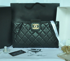 2014 Chanel Clutch bag Original Caviar Leather A92335 Black A92335