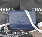 2014 Chanel Flap Shoulder Bag Royal Calfskin Leather A33817 Silver A33817