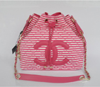 2014 Chanel Hobo Shoulder Bag Jersey and Lambskin A46622 Rose A46622