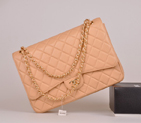 2014 Chanel Jumbo Quilted Classic Original Caviar Leather Flap Bag A58601 Apricot Gold A58601