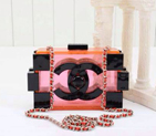 2014 Chanel Lego Clutch A37013 Red&Black A37013