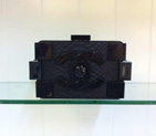 2014 Chanel Lego Clutch true snakeskin A2367 with Black A2367
