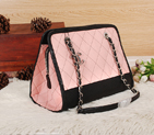 2014 Chanel Shopping Bag in Caviar leather A6869 Pink&Black A6869