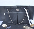 2014 Chanel Shoulder Bag PVC A66395 Black A66395