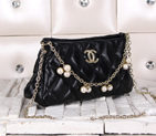 2014 Chanel Shoulder Bag Sheepskin Leather A11048 Black A11048