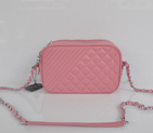 2014 Chanel Shoulder Bag Sheepskin Leather A5811 Pink A5811
