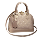 2014 Louis Vuitton Alma BB LG MONOGRAM VERNIS M91752 M91752