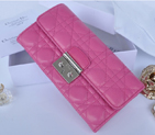 2014 Miss Dior Original leather wallet 3402 in Peach 3402