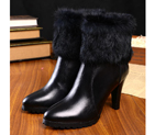 2014 New Arrivals Chanel Winter Short Boots CHW0564