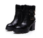 2014 New Arrivals Chanel Winter Short Boots CHW0507