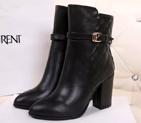 2014 New Arrivals Chanel Winter Short Boots CHW0634