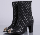 2014 New Arrivals Chanel Winter Short Boots CHW0573