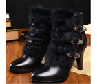 2014 New Arrivals Chanel Winter Short Boots CHW0566