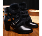 2014 New Arrivals Chanel Winter Short Boots CHW0567