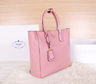 2014 Prada Original Leather Tote Bag BN2773 Pink BN2773