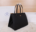 2014 Prada Saffiano Cuir Leather Tote BN2760 in Black BN2760